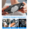 Vansdon Magnétique Coque pour iPhone Air avec 1 Verre Trempé, Compatible avec MagSafe, Protection Contre Les Chutes de qualité M
