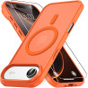 Vansdon magnétique coque pour iphone air avec 1 verre trempé, compatible avec magsafe, protection contre les chutes de qualité m