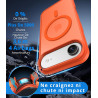 Vansdon magnétique coque pour iphone air avec 1 verre trempé, compatible avec magsafe, protection contre les chutes de qualité m