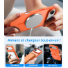 Vansdon magnétique coque pour iphone air avec 1 verre trempé, compatible avec magsafe, protection contre les chutes de qualité m