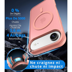 Vansdon Magnétique Coque pour iPhone Air avec 1 Verre Trempé, Compatible avec MagSafe, Protection Contre Les Chutes de qualité M