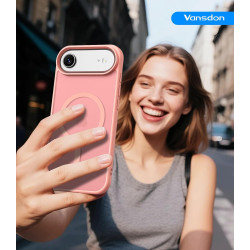 Vansdon Magnétique Coque pour iPhone Air avec 1 Verre Trempé, Compatible avec MagSafe, Protection Contre Les Chutes de qualité M