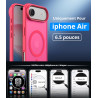 Vansdon Magnétique Coque pour iPhone Air avec 1 Verre Trempé, Compatible avec MagSafe, Protection Contre Les Chutes de qualité M