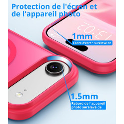Vansdon Magnétique Coque pour iPhone Air avec 1 Verre Trempé, Compatible avec MagSafe, Protection Contre Les Chutes de qualité M