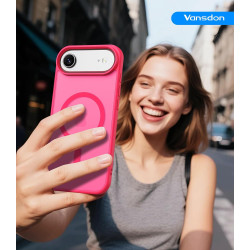 Vansdon Magnétique Coque pour iPhone Air avec 1 Verre Trempé, Compatible avec MagSafe, Protection Contre Les Chutes de qualité M