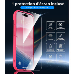 Vansdon Magnétique Coque pour iPhone Air avec 1 Verre Trempé, Compatible avec MagSafe, Protection Contre Les Chutes de qualité M