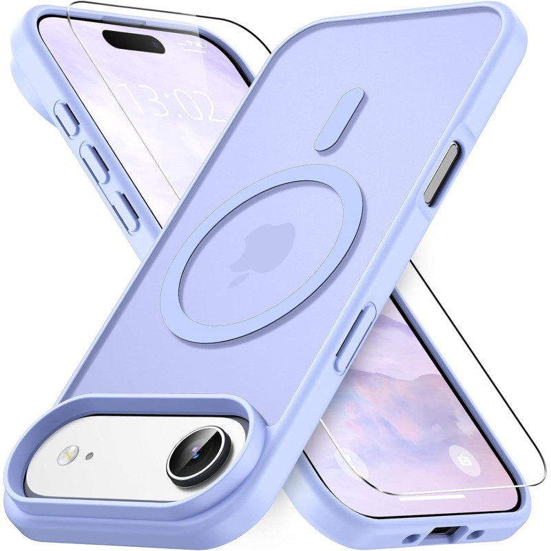 Vansdon Magnétique Coque pour iPhone Air avec 1 Verre Trempé, Compatible avec MagSafe, Protection Contre Les Chutes de qualité M