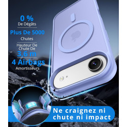 Vansdon Magnétique Coque pour iPhone Air avec 1 Verre Trempé, Compatible avec MagSafe, Protection Contre Les Chutes de qualité M