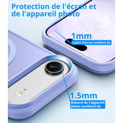 Vansdon Magnétique Coque pour iPhone Air avec 1 Verre Trempé, Compatible avec MagSafe, Protection Contre Les Chutes de qualité M