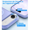 Vansdon Magnétique Coque pour iPhone Air avec 1 Verre Trempé, Compatible avec MagSafe, Protection Contre Les Chutes de qualité M