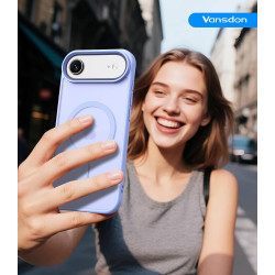 Vansdon Magnétique Coque pour iPhone Air avec 1 Verre Trempé, Compatible avec MagSafe, Protection Contre Les Chutes de qualité M