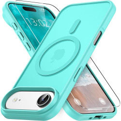 Vansdon Magnétique Coque pour iPhone Air avec 1 Verre Trempé, Compatible avec MagSafe, Protection Contre Les Chutes de qualité M