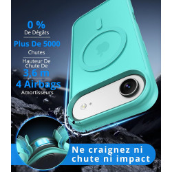Vansdon Magnétique Coque pour iPhone Air avec 1 Verre Trempé, Compatible avec MagSafe, Protection Contre Les Chutes de qualité M