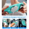 Vansdon Magnétique Coque pour iPhone Air avec 1 Verre Trempé, Compatible avec MagSafe, Protection Contre Les Chutes de qualité M