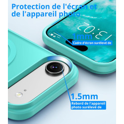 Vansdon Magnétique Coque pour iPhone Air avec 1 Verre Trempé, Compatible avec MagSafe, Protection Contre Les Chutes de qualité M