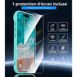 Vansdon Magnétique Coque pour iPhone Air avec 1 Verre Trempé, Compatible avec MagSafe, Protection Contre Les Chutes de qualité M