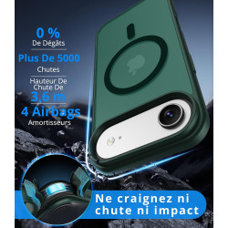 Vansdon Magnétique Coque pour iPhone Air avec 1 Verre Trempé, Compatible avec MagSafe, Protection Contre Les Chutes de qualité M