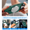 Vansdon Magnétique Coque pour iPhone Air avec 1 Verre Trempé, Compatible avec MagSafe, Protection Contre Les Chutes de qualité M
