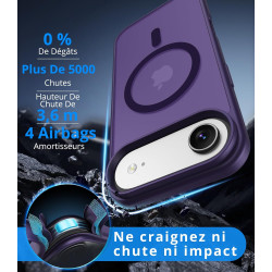 Vansdon Magnétique Coque pour iPhone Air avec 1 Verre Trempé, Compatible avec MagSafe, Protection Contre Les Chutes de qualité M