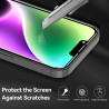 ivoler Coque Magnétique pour iPhone 14, Compatible avec Magsafe, 2 Pièces Verre Trempé - Étui Antichoc avec Protection Militaire