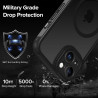 ivoler Coque Magnétique pour iPhone 14, Compatible avec Magsafe, 2 Pièces Verre Trempé - Étui Antichoc avec Protection Militaire