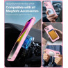 ivoler Coque Magnétique pour iPhone 14, Compatible avec Magsafe, 2 Pièces Verre Trempé - Étui Antichoc avec Protection Militaire
