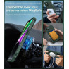 ivoler Coque Magnétique pour iPhone 14, Compatible avec Magsafe, 2 Pièces Verre Trempé - Étui Antichoc avec Protection Militaire