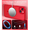ivoler Coque Magnétique pour iPhone 14, Compatible avec Magsafe, 2 Pièces Verre Trempé - Étui Antichoc avec Protection Militaire