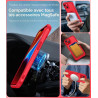 ivoler Coque Magnétique pour iPhone 14, Compatible avec Magsafe, 2 Pièces Verre Trempé - Étui Antichoc avec Protection Militaire