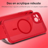 ivoler Coque Magnétique pour iPhone 14, Compatible avec Magsafe, 2 Pièces Verre Trempé - Étui Antichoc avec Protection Militaire