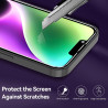 ivoler Coque Magnétique pour iPhone 14, Compatible avec Magsafe, 2 Pièces Verre Trempé - Étui Antichoc avec Protection Militaire