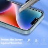 ivoler Coque Magnétique pour iPhone 14, Compatible avec Magsafe, 2 Pièces Verre Trempé - Étui Antichoc avec Protection Militaire