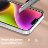 ivoler Magnétique Coque 3 en 1 Compatible avec iPhone 14 - Étui Antichoc avec Protection Militaire, 2 Pièces Verre Trempé, Houss
