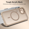 ivoler Magnétique Coque 3 en 1 Compatible avec iPhone 14 - Étui Antichoc avec Protection Militaire, 2 Pièces Verre Trempé, Houss