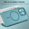 ivoler Coque Magnétique pour iPhone 11 Pro Max 6.5 Pouces, Compatible avec MagSafe, [Protection Antichoc Militaire] Translucide 