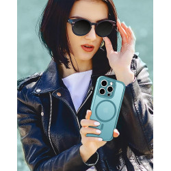ivoler Coque Magnétique pour iPhone 11 Pro Max 6.5 Pouces, Compatible avec MagSafe, [Protection Antichoc Militaire] Translucide 