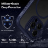 ivoler Coque Magnétique pour iPhone 11 Pro 5.8 Pouces, Compatible avec MagSafe, [Protection Antichoc Militaire] Translucide Mat 
