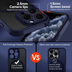 ivoler Coque Magnétique pour iPhone 11 Pro 5.8 Pouces, Compatible avec MagSafe, [Protection Antichoc Militaire] Translucide Mat 