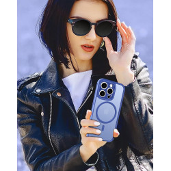 ivoler Coque Magnétique pour iPhone 11 Pro 5.8 Pouces, Compatible avec MagSafe, [Protection Antichoc Militaire] Translucide Mat 