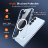 ivoler Magnétique Coque 3 en 1 Compatible avec Samsung Galaxy S26 5G - Étui Antichoc avec Protection Militaire, 2 Pièces Verre T