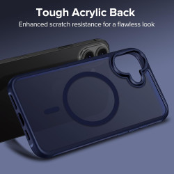 ivoler Coque Magnétique pour iPhone 17, Compatible avec MagSafe, [Protection Antichoc Militaire] Translucide Mat Arrière Étui de