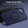 ivoler Coque Magnétique pour iPhone 17, Compatible avec MagSafe, [Protection Antichoc Militaire] Translucide Mat Arrière Étui de