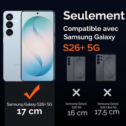 ivoler Coque Magnétique pour Samsung Galaxy S26+ 5G/ S26 Plus 5G avec 2 Pièces Verre Trempé, Compatible avec MagSafe, [Anti-Jaun