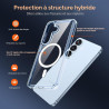 ivoler Coque Magnétique pour Samsung Galaxy S26+ 5G/ S26 Plus 5G avec 2 Pièces Verre Trempé, Compatible avec MagSafe, [Anti-Jaun