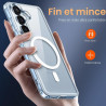 ivoler Coque Magnétique pour Samsung Galaxy S26+ 5G/ S26 Plus 5G avec 2 Pièces Verre Trempé, Compatible avec MagSafe, [Anti-Jaun