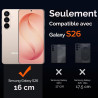 ivoler Coque Magnétique pour Samsung Galaxy S26 5G avec 2 Pièces Verre Trempé, Compatible avec MagSafe, Translucide Mat Arrière 