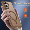 ivoler Coque Magnétique pour Samsung Galaxy S26 5G avec 2 Pièces Verre Trempé, Compatible avec MagSafe, Translucide Mat Arrière 