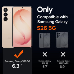 ivoler Magnétique Coque 3 en 1 Compatible avec Samsung Galaxy S26 5G - Étui Antichoc avec Protection Militaire, 2 Pièces Verre T