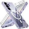 ivoler Coque Magnétique pour Samsung Galaxy S26+ 5G/ S26 Plus 5G avec 2 Pièces Verre Trempé, Compatible avec MagSafe, [Anti-Jaun