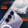 ivoler Coque Magnétique pour Samsung Galaxy S26+ 5G/ S26 Plus 5G avec 2 Pièces Verre Trempé, Compatible avec MagSafe, [Anti-Jaun